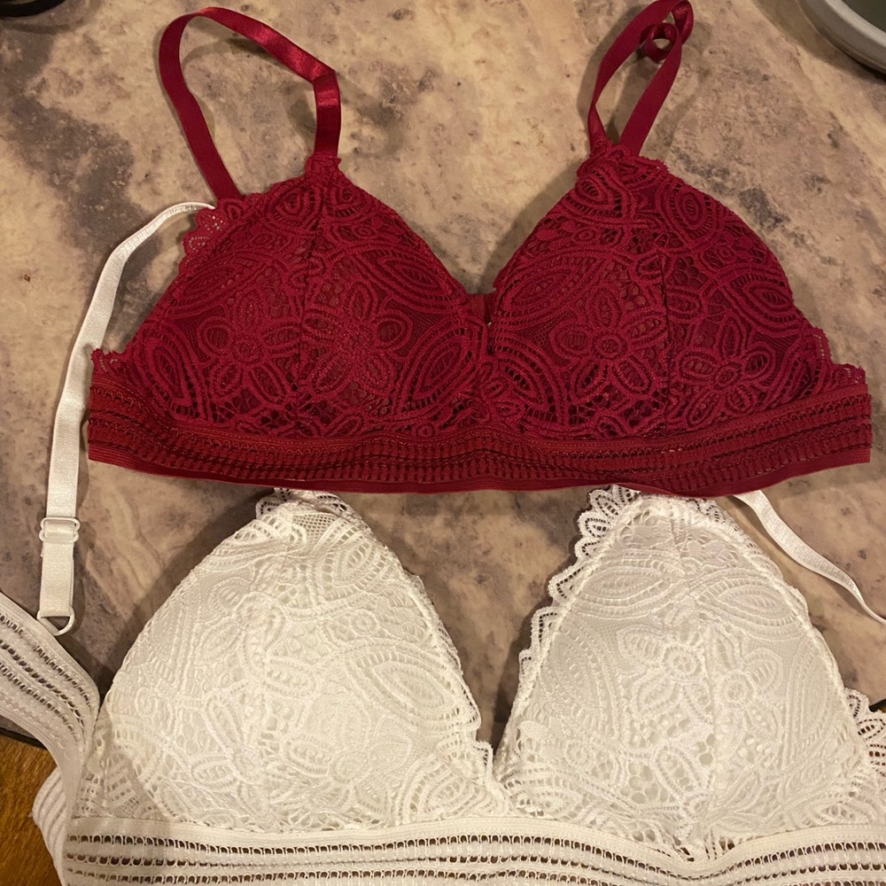 X2 Size Large lace bralettes